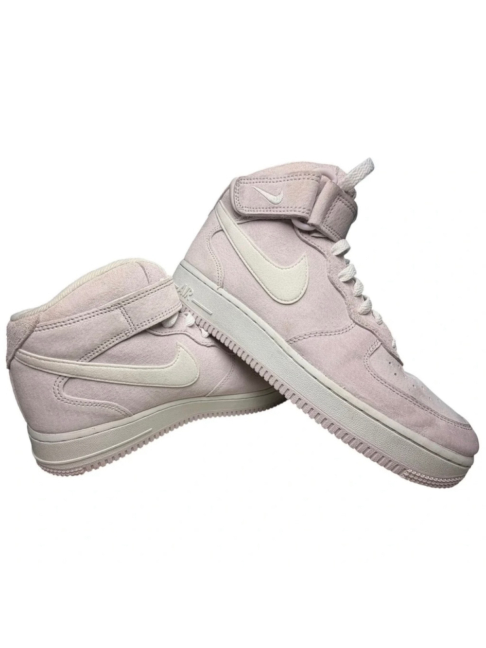 Nike Air Force 1 Mid Sneakers in Pink and White US M8 W9.5